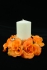 Orange Candle Ring For Pillar Candle (Lot of 1) SALE ITEM